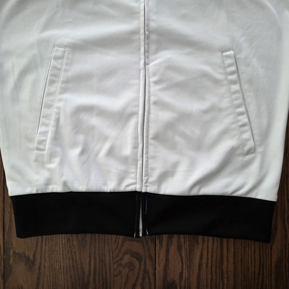 Star Wars Empire Imperial Dark Side Track Jacket Sz Sm White w/Black Stripes EUC - Picture 6 of 12